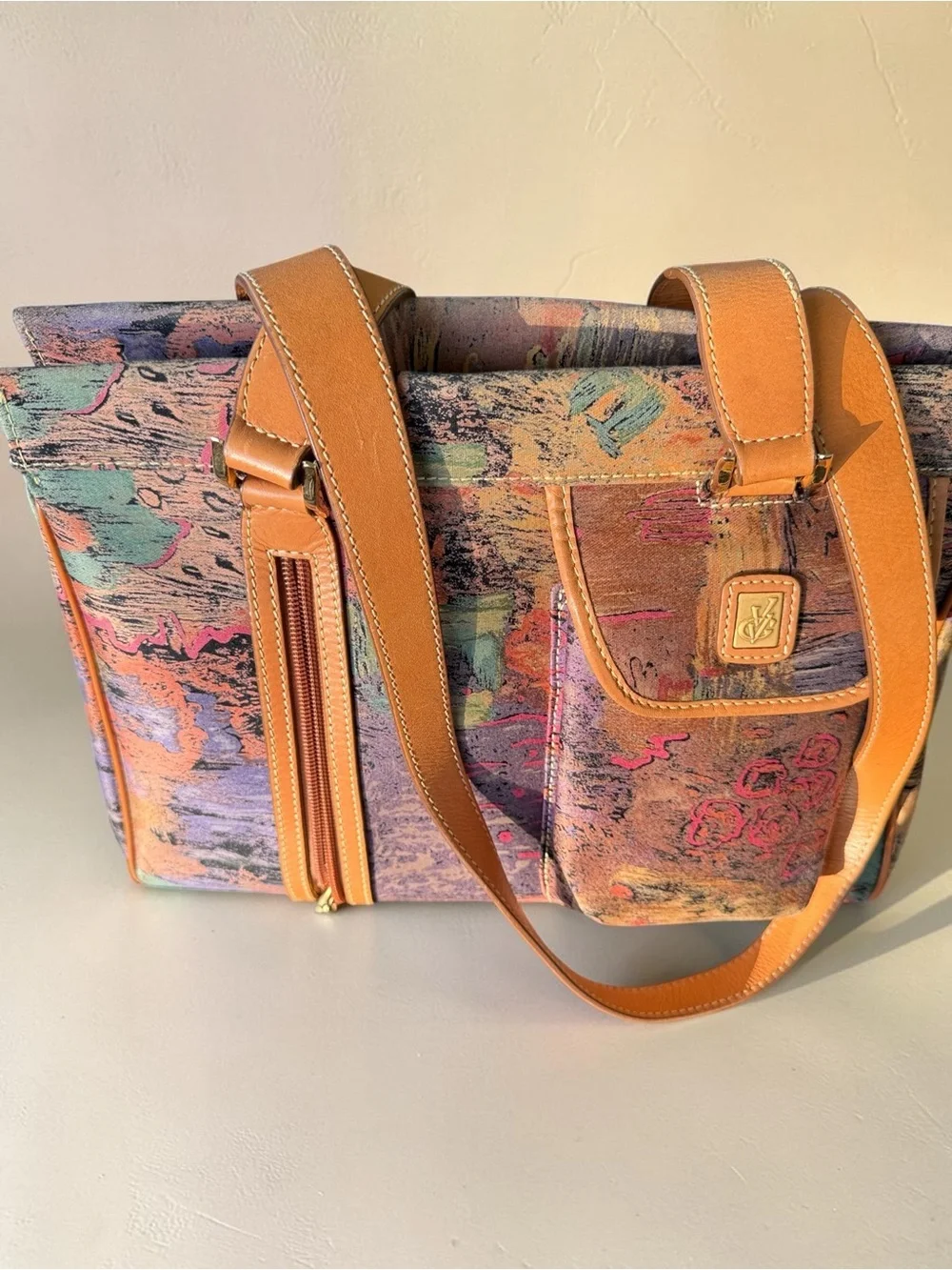 Vincent Van Gogh Multicolor Tote Paris Amsterdam Purse